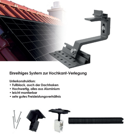 Unterkonstruktion Ziegeldach Set fullblack
